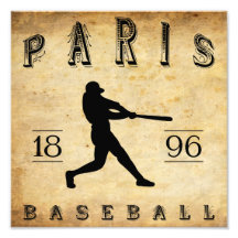 Paris Texas baseball 1896 Foto