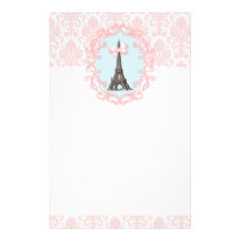 Paris vintage personligt brevpapper
