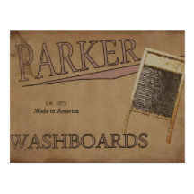 Parker Washboards Vykort