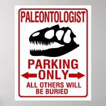 PARKERA FÖR PALEO AFFISCH