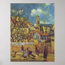"Parkera i Pontoise Print