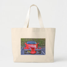Parkerad redo för HDR röd Plymouth person som stry Tote Bags