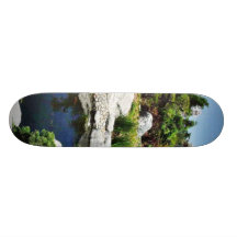 Parkerar den trädgårds- balboaen för vänskap damm skate board