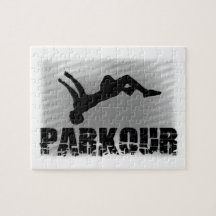 Parkour gymnast foto pussel