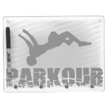 Parkour idrottsman whiteboardtavlor