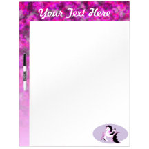 Pärlemorfärg Seahorse för rosor Dry-Erase Whiteboard