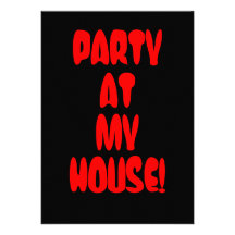 Party på min husinbjudan