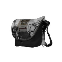 Pasadena undertecknar den antika mallen messenger bag