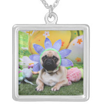 Påsk - mops - Louie Anpassningsbar Halsband