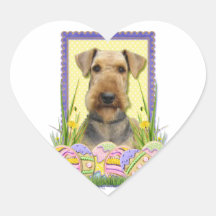 Påskäggkakor - Airedale Klistermärke
