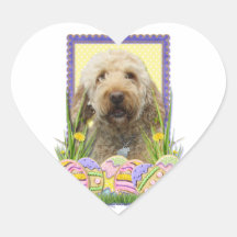 Påskäggkakor - GoldenDoodle Klistermärken