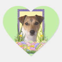 Påskäggkakor - jack Russell Klistermärke