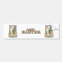 Påskäggkakor - västra höglands- Terrier Bildekal