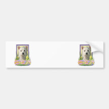 Påskäggkakor - västra höglands- Terrier Bildekaler