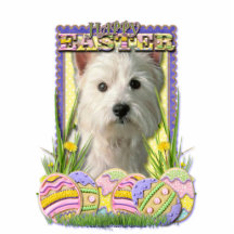 Påskäggkakor - västra höglands- Terrier Photo Sculptures
