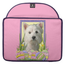 Påskäggkakor - västra höglands- Terrier Sleeve För MacBook Pro