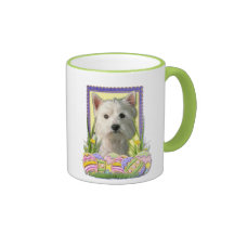 Påskäggkakor - västra höglands- Terrier Kaffe Koppar