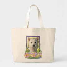 Påskäggkakor - västra höglands- Terrier Tote Bag
