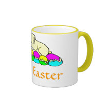 Påskhare Kaffe Koppar