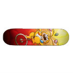 Påskhare som jonglerar ägg skate decks