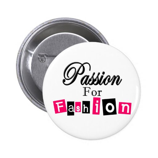 Passion för mode knappar