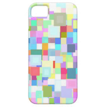 Pastell squares iPhone 5 etuis