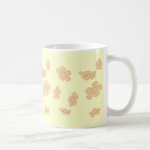 pastellblommor kaffe muggar