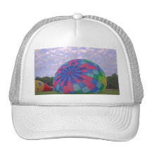 Pastellfärgad ballong som inflating, xltahändelse trucker keps