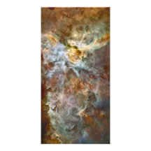 Pastellfärgad marmor i den Carina nebulaen Skräddarsydda Fotokort