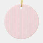 Pastellfärgade rosa godisStripes. Julgransdekorationer
