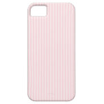 Pastellfärgade rosa Stripes. iPhone 5 Case-Mate Skal