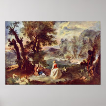 Pastorale av Quillard Pierre-Antoine Print