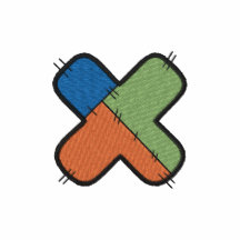 Patchworkbrev X Broderade Polo Tröjor