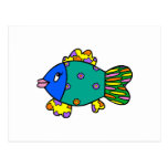 Patchworkfisk Vykort