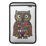 Patchworkuggla Sleeves För MacBook Air