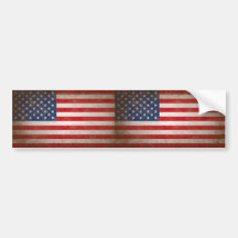 Patriotisk design för vintagestilamerikanska flagg bildekaler