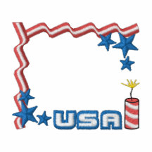 Patriotisk gräns broderad jacka
