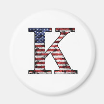 Patriotisk hjälte K Kylskåpmagneter