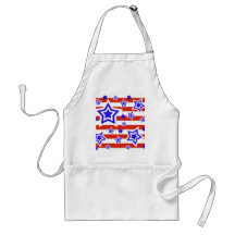Patriotisk stars och stripes förkläde