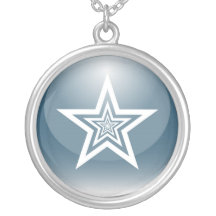 Patriotisk stjärna personliga halsband
