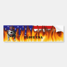 Patriotiska BoBo 3 Bildekaler