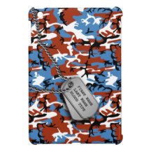 Patriotiska Camo med hundbrickor