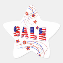 Patriotiska stjärnaklistermärkear för Sale