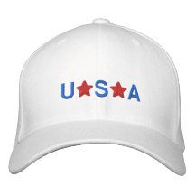 Patriotiska USA broderade baseballmössor Broderad Baseball Keps