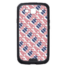 Patriotiskt USA designSmartphone fodral Samsung Galaxy S3 Hud
