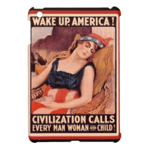 Patriotiskt vak för vintage WW1 upp Amerika