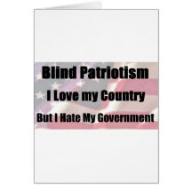 patriotism hälsningskort
