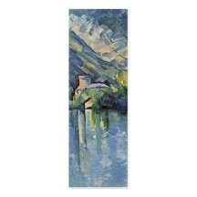 Paul Cézanne - Annecy sjön - bokmärke Visitkort Mallar