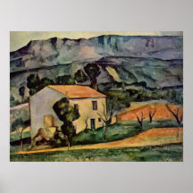 Paul Cezanne konst Affisch