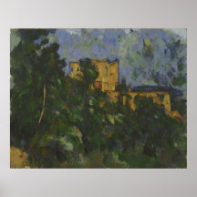 Paul Cézanne - Noir Château Affischer